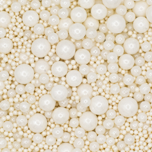 Sprinks Pearl White Bubble Bubble Sprinkles - 500g