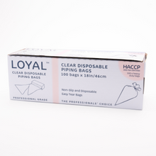 Loyal Disposable Piping Bags Clear 18 Inch 100 Bags