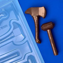 Little Hammer an Axe Mould 3pc
