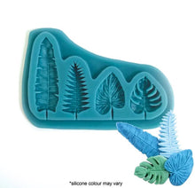 Mini Assorted Palm Fans Silicone Mould