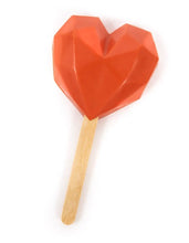 Geo Heart Pop Silicone Mould