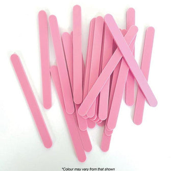 Acrylic Pink Popsicle Sticks 24pk