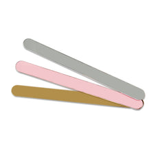 Acrylic Rose Gold Mirror Popsicle Sticks 24pk