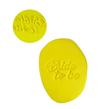 Bride To Be Script Embosser Press
