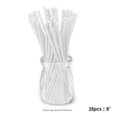 Cake Craft 8 Inch Lollipop Sticks White 25 Pack