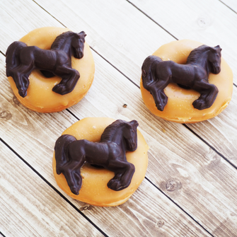 Chocolate Mould Horse Prancing