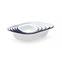 16cm Enamel Oblong Pie Dish Falcon Enamelware
