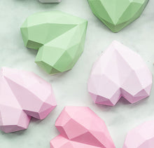 Geo Heart Silicone Mould
