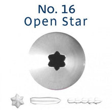 Loyal No 16 Open Star Icing Tip