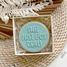 Little Biskut Shit Just Got Real Debosser