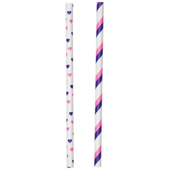 Pink and Purple Lollipop Sticks