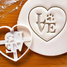 Love Paw Cookie Cutter