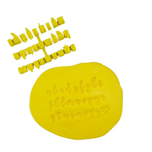 Lowercase Script Embosser Stamps