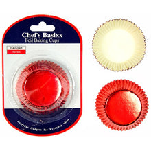 Metallic Red Patty Patty Cake Cases - 50 Pack