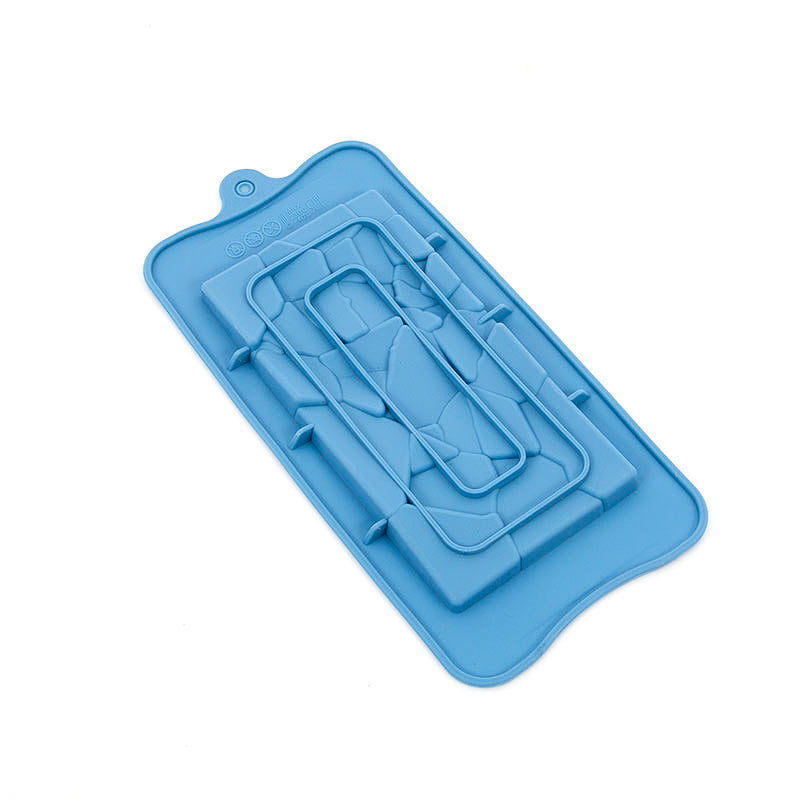 Crackle Choc Bar Silicone Mould SugarTime Cake Decorating Australia