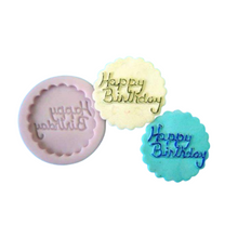 Small Happy Birthday Plaque