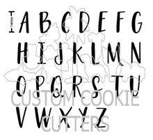 Uppercase Script Embosser Stamps
