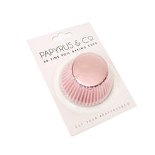 Standard Pastel Pink Foil Baking Cups 50 Pack