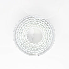 Round Plain and Scalloped Plastic Cutters Set 6