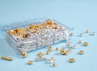 Over The Top Bling Metallic Bento Box Sprinkles Mix 120g