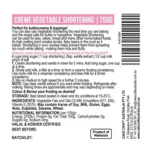 Creme Vegetable Shortening 750gm (Solite)