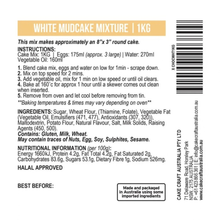 Bakels White Mud Cake Mix 1KG