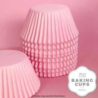 Baking Cup 700 Pastel Pink 200pk