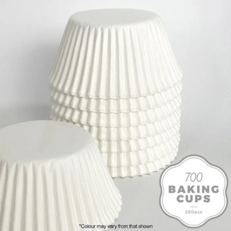 700 White Baking Cups 200pk