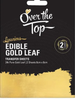 Over The Top Gold Leaf 24K Transfer 2pc