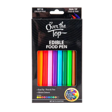 Gourmet Writer Edible Colour Pen Set Dual Tip 10pc