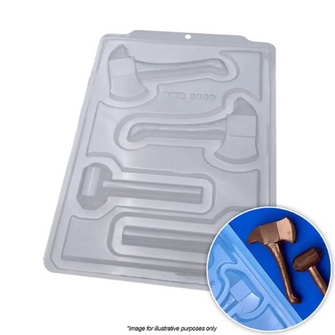 Little Hammer an Axe Mould 3pc
