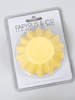 Pastel Yellow Bloom Baking Cups 24pk