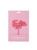 Pink Opaque Eighteen Topper