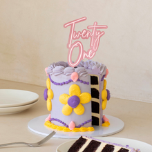 Pink Opaque Twenty One Topper