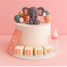 Baby Girl Cake Topper Set