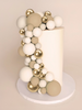 Sprinks 32 Cake Ball Toppers - Champagne Gold