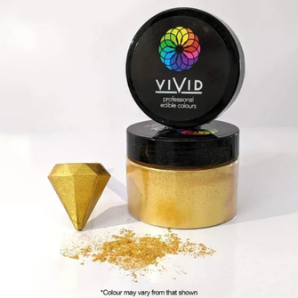 Vivid Metallic Super Gold Shimmer Dust 50g