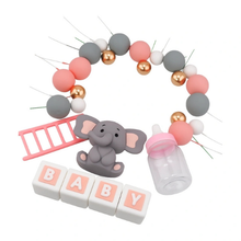 Baby Girl Cake Topper Set