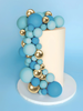 Sprinks 32 Cake Ball Toppers Blue