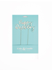 Silver Cake Topper Happy Birthday V2