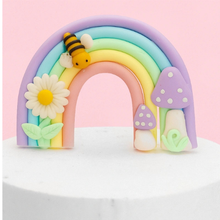 Pastel Rainbow Bee Topper