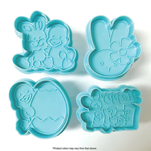 Happy Easter Plunger Cutters 4 Pieces