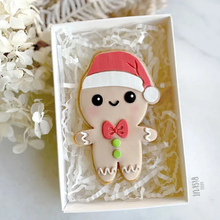 Gingerbread Man with Santa Hat Cutter and Debosser Set