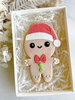 Gingerbread Man with Santa Hat Cutter and Debosser Set