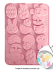 Easter Flower Assorted Silicone Mould