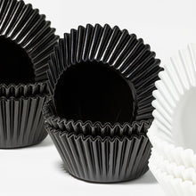 Medium Black Foil Baking Cups - Pack of 50