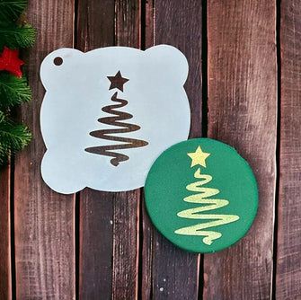 Christmas Tree Cookie/ Cupcake Stencil