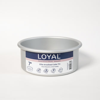 Loyal Elite Anodised Cake Tin Round - 7 inch x 3 inch deep