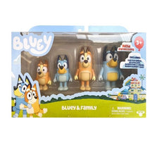 Bluey and Family Figurines - 4 Piece Set