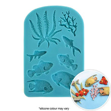 Assorted Fish and Seaweed Silicone Mould